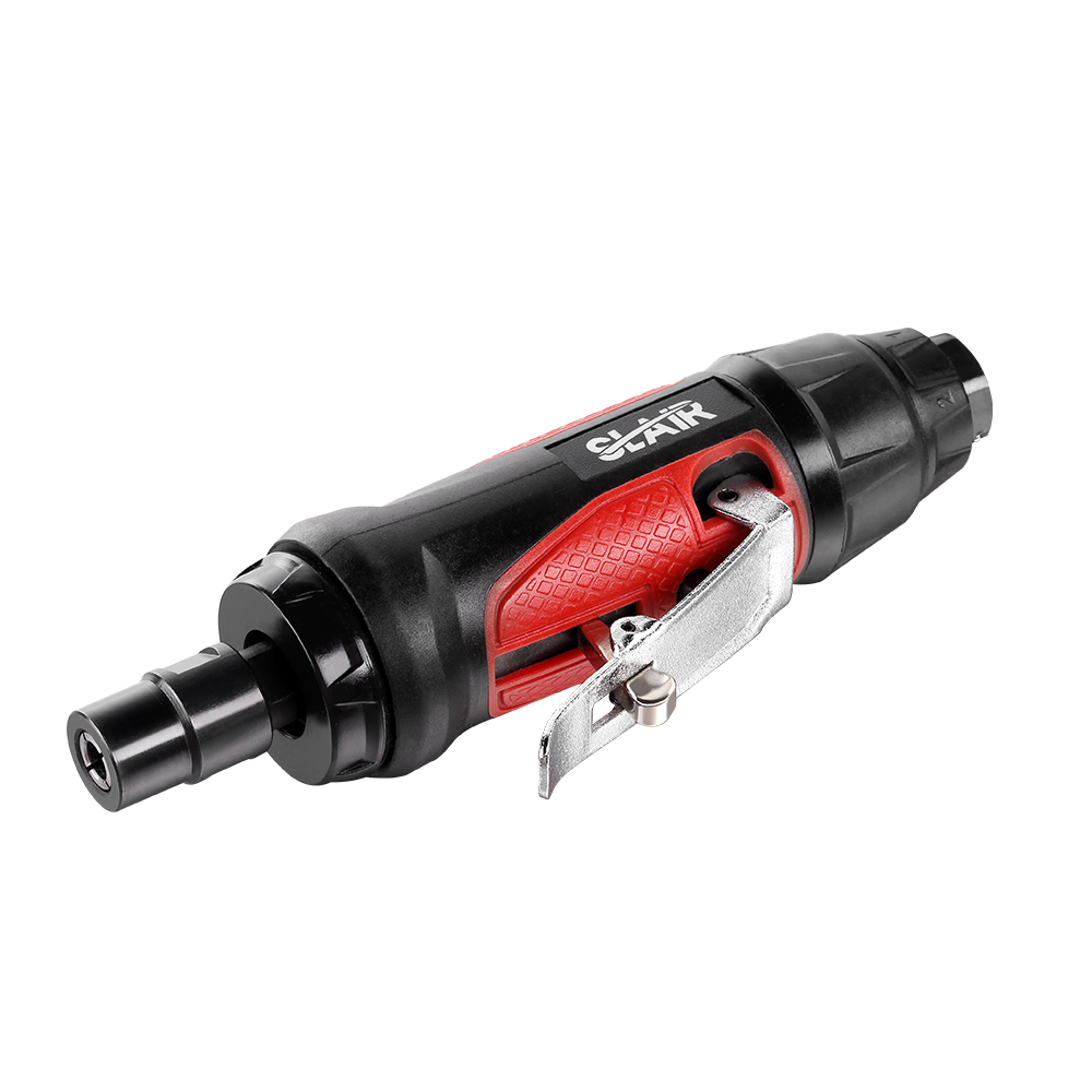  SLAIR MINI AIR DIE GRINDER, 25000 RPM, SÄKERHETSTRIGGER, KOMPOSIT, MED 1/4" 1/8" ELLER 3MM 6MM HYLLARE, PROFESSIONAL